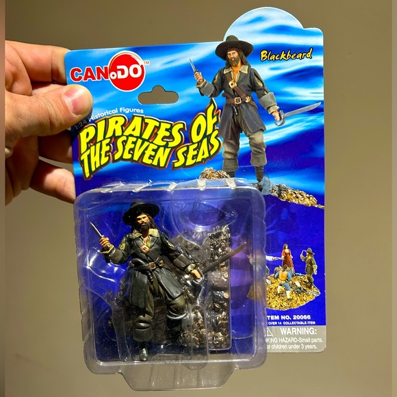 Pirates of the seven seas - black beard action figure - Picture 1 of 2